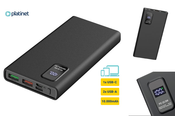 Powerbank prenosna polnilna baterija 10.000 mAh